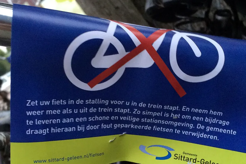 handhaving fout geparkeerde fietsen