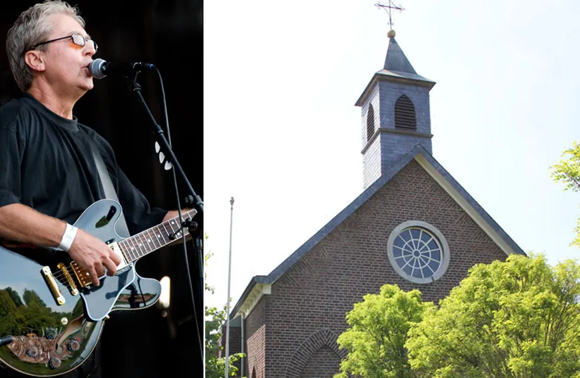 henk steijvers in podiumkerkje