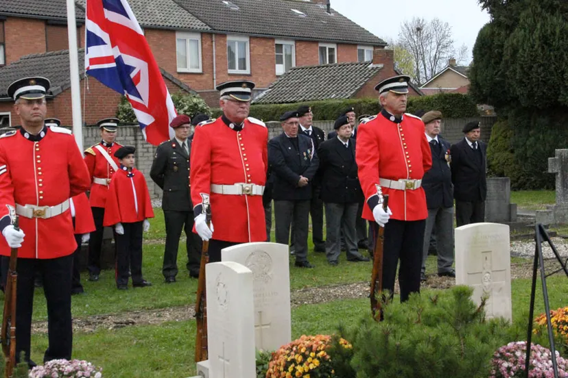 herdenking britse gevallenen in born1