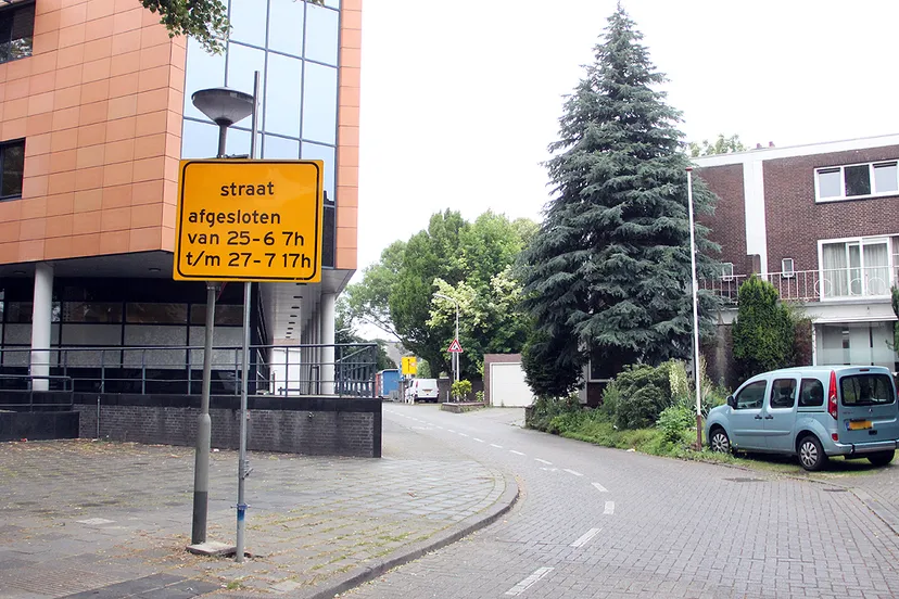 het groene net toerit p steenweg afgesloten