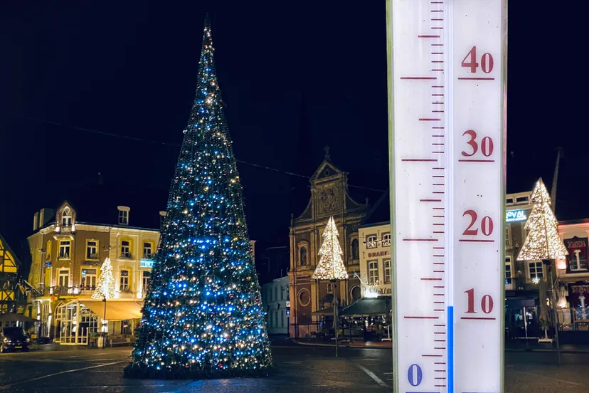 hoge temperatuur bij jaarwisseling kerstboom markt wentjerdruim 2021