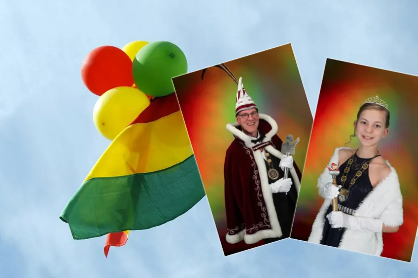 hoogheden kempernaaze carnavalsdriekleur rood geel groen vlag 1