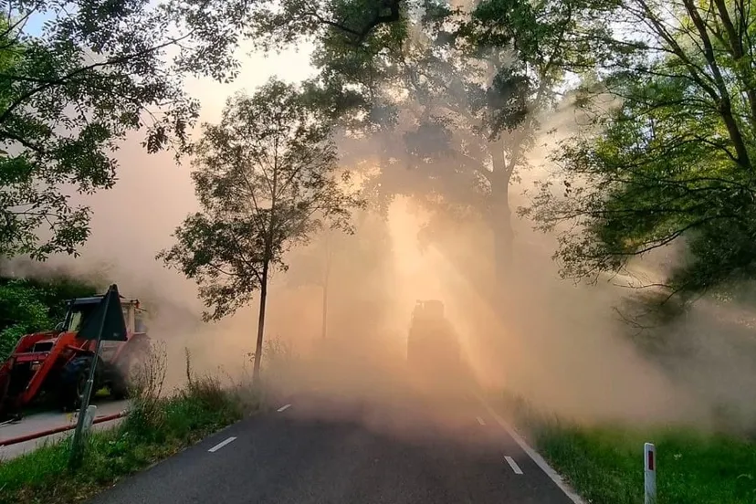 hooibrand op bergerweg 2