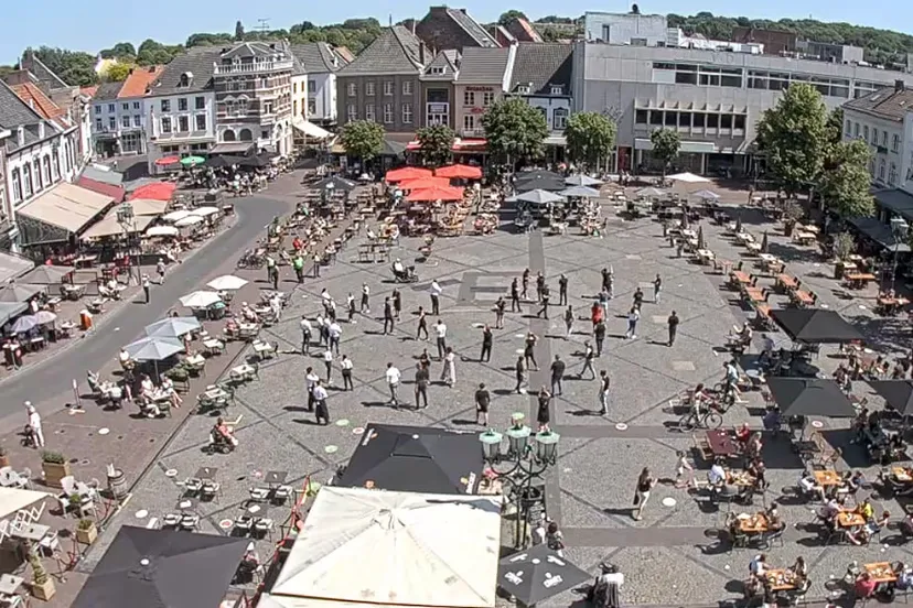 horecaflashmob markt sittard