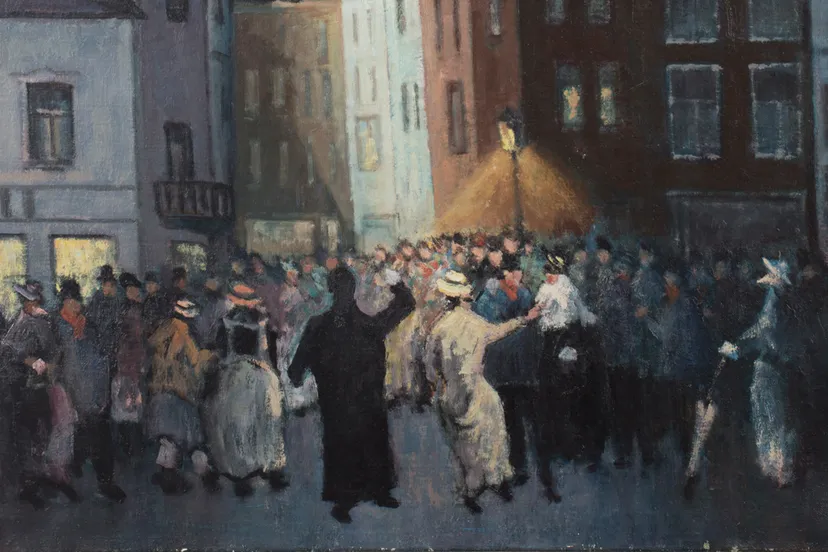 hub fonteijn 2017 03 002 carnavalisten op de markt 1979 uitsnede