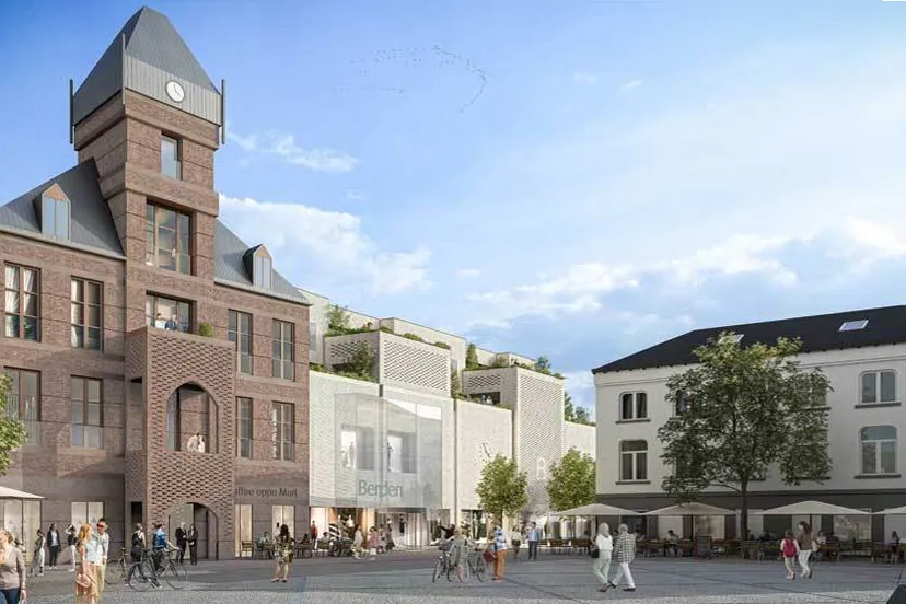 huis op de markt volgens berden