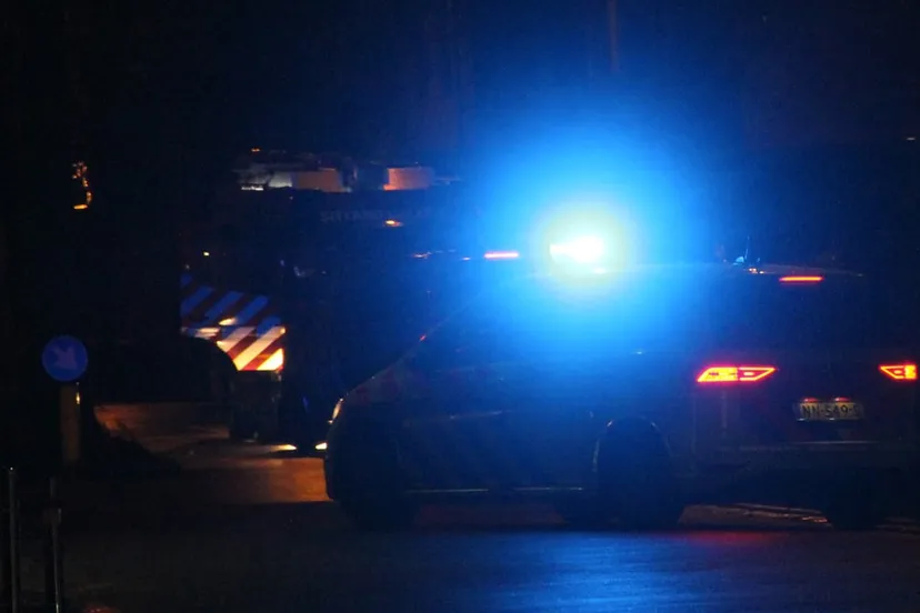 hulpdiensten in het donker