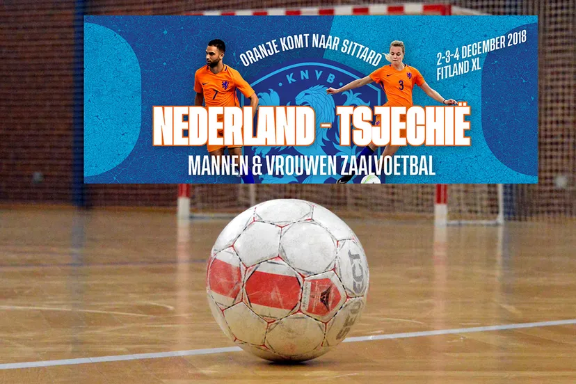 interlandvoetbal zaal zaalvoetbal sporthal doel