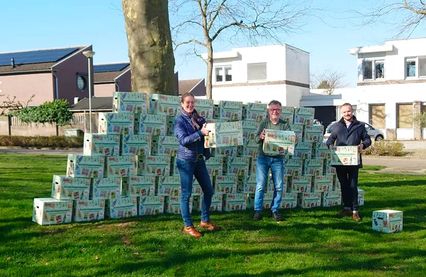 inzameling boodschappenpakketten