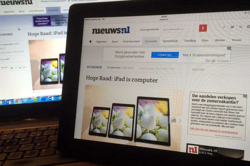 ipad is computer hoge raad