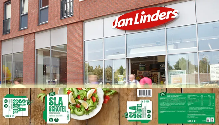 jan linders supermarkt sla tomaat komkommer