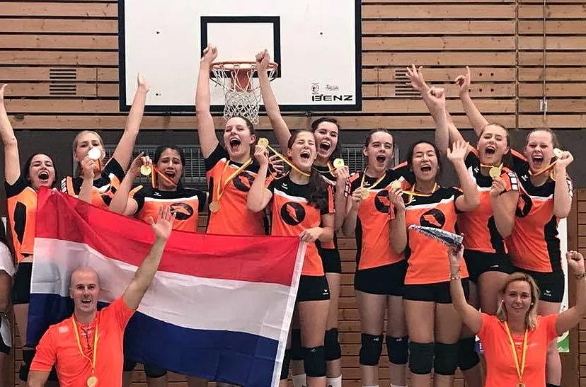 jeugdolympiade goud volleybal