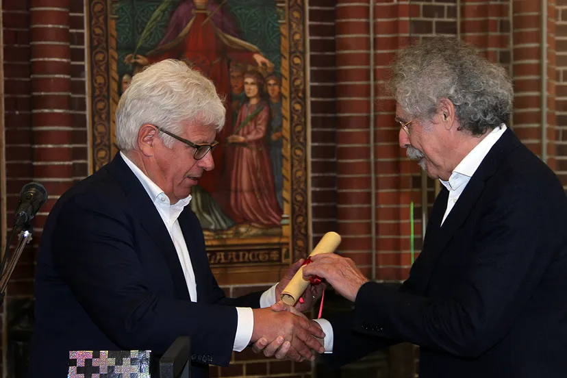 joep bertrams en burgemeester cox fritschy stadscultuurprijs