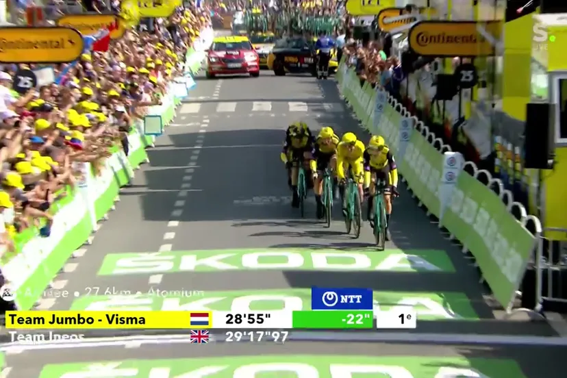 jumbo visma wint etappe 2 ploegentijdrit