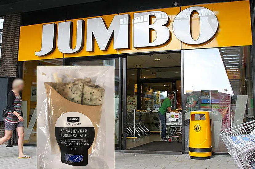 jumbo wrap spinazie tonijn