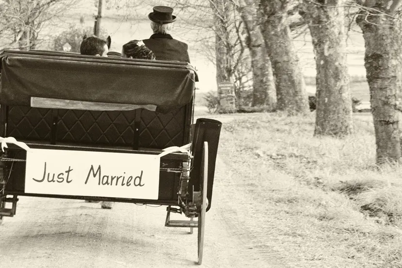 just married