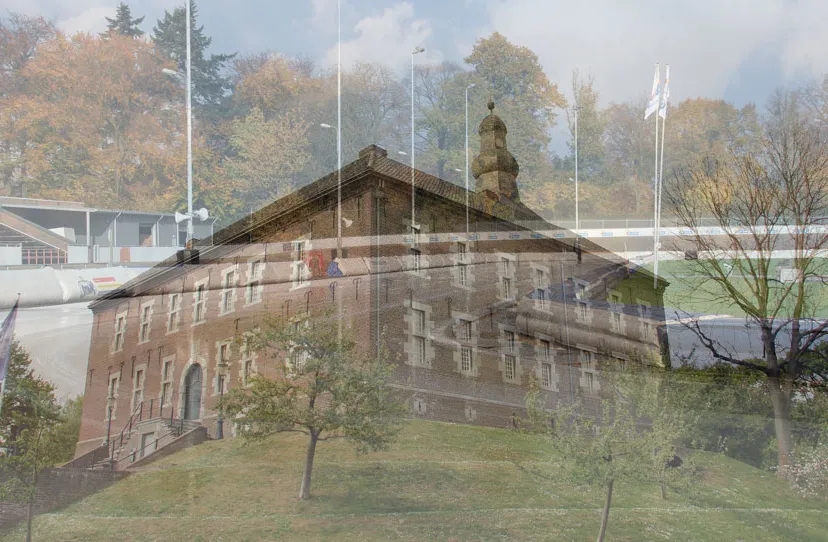 kasteel limbricht op de terp en ijsbaan glanerbrook