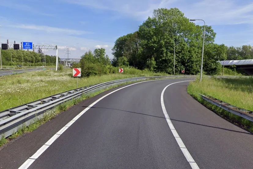 kerensheide verbindslus vanaf a76 uit westen naar a2 richting noorden