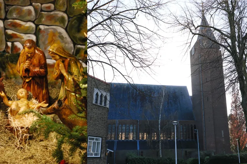 kerststallen in heilig hartkerk overhoven