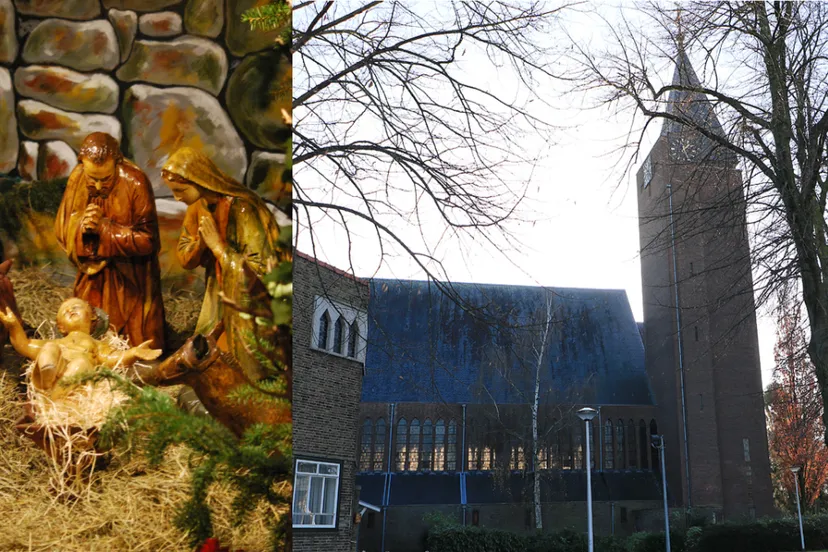 kerststallen in heilig hartkerk overhoven