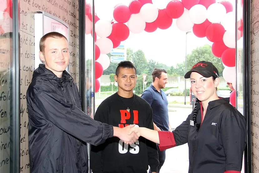 kfc sittard geleen eerste klanten