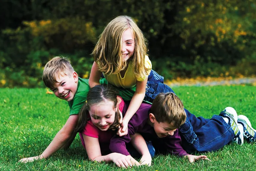 kinderen stoeien zonder logo print 5645f2bb306a7