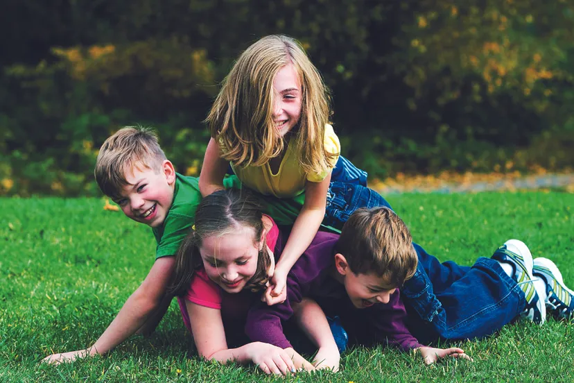 kinderen stoeien zonder logo print 5645f2bb306a7