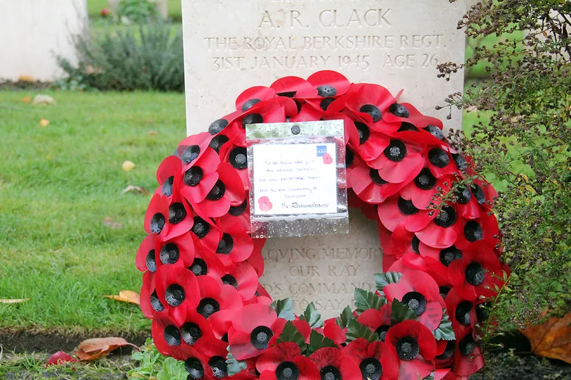 klaproosdag 2017 krans poppies