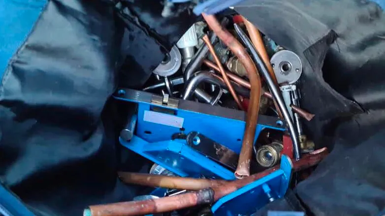 koperdief op heterdaad betrapt