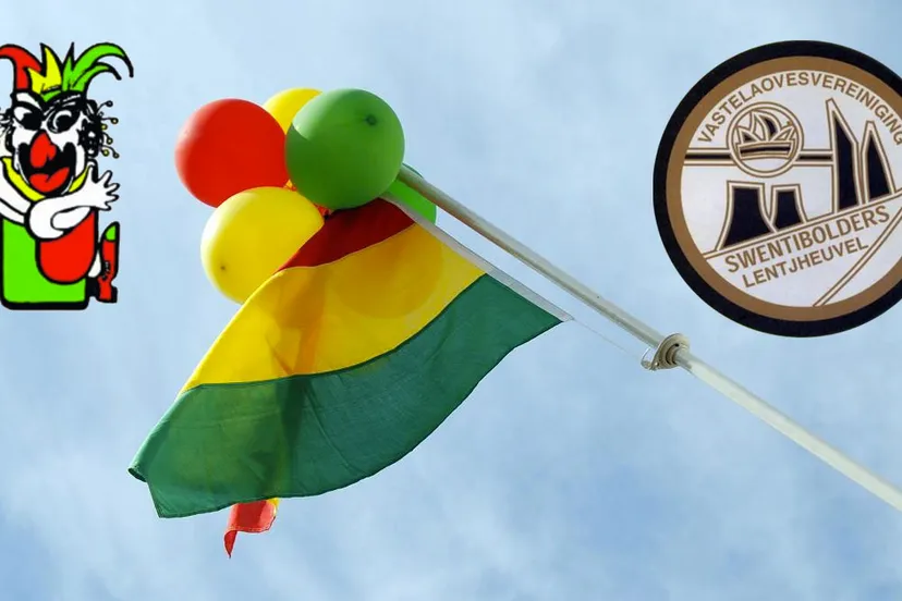 kraonkelaere en swentibolders carnavalsdriekleur rood geel groen vlag 1