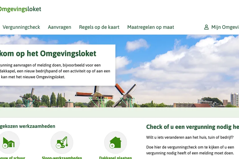 landelijk online omgevingsloket