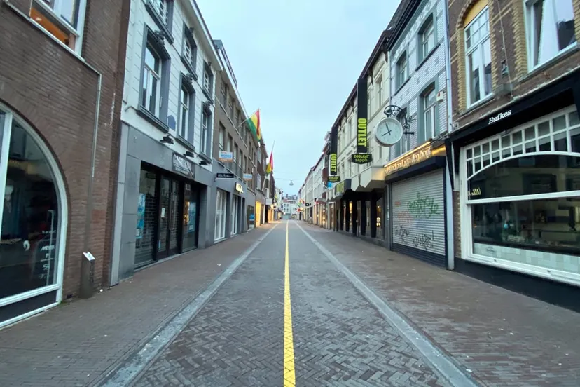 lege winkelstraat in sittard