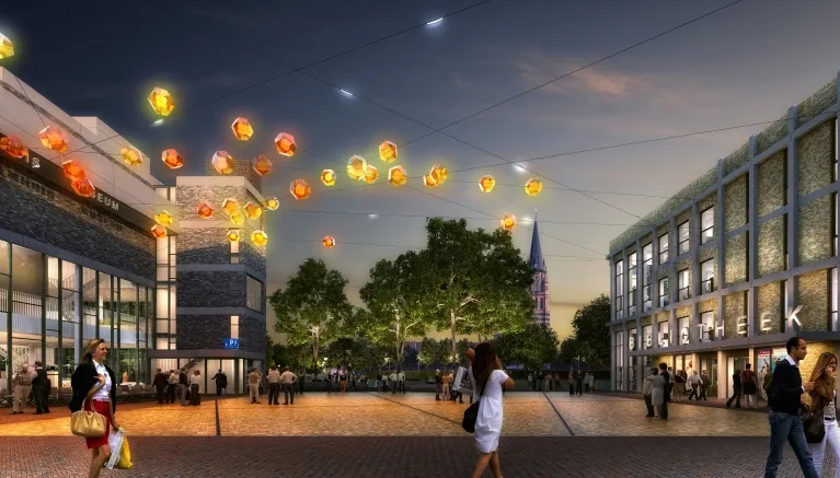 lichtkralen ligne plein