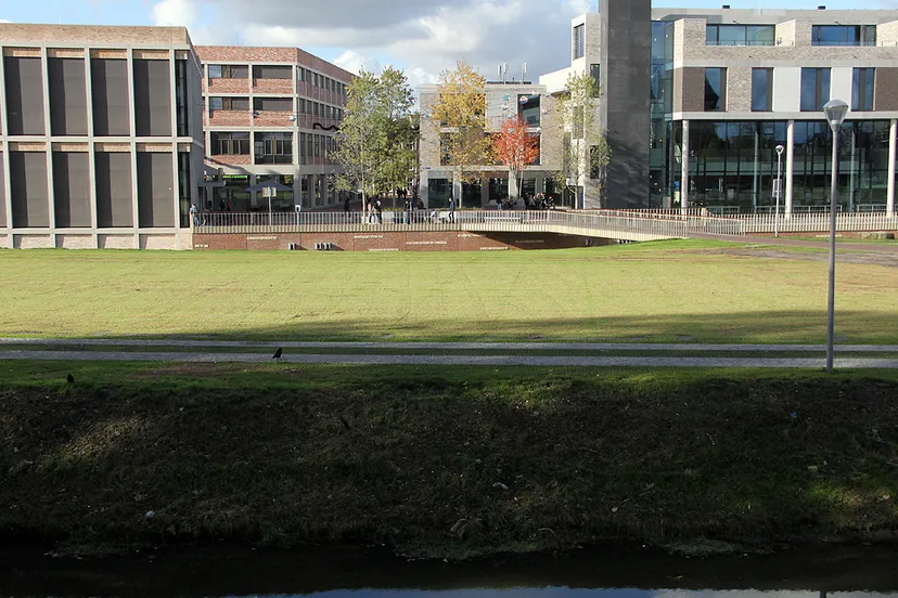 ligne gezien vanaf de begijnenhofwal