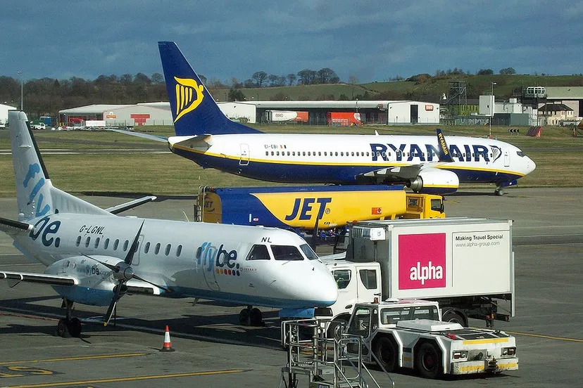 maa flybe ryanair