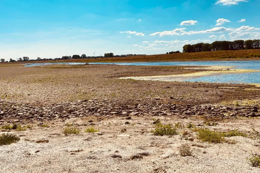 maas bij grevenbicht 8 augustus 2022 droogte
