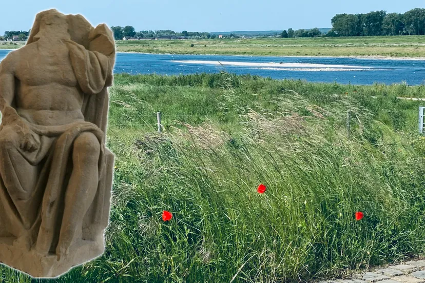 maas bij grevenbicht pinksteren jupiterbeeld