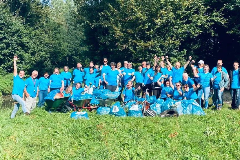 maas cleanup schwienswei langs de beken