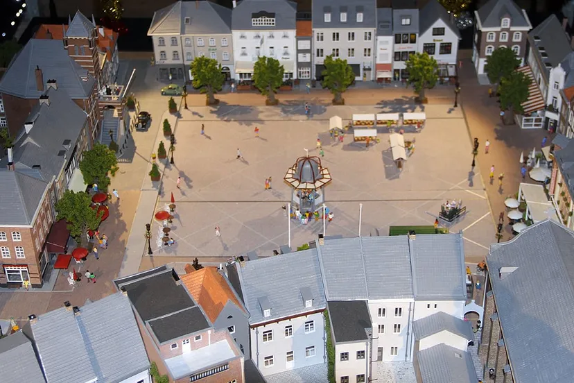 maquette sittard in het klein