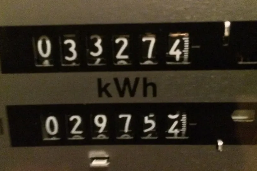 meterstand lektriciteitsverbruik