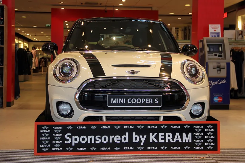 mini cooper keram berden roze verleiding moederdag sittard 2015 centrummanagement