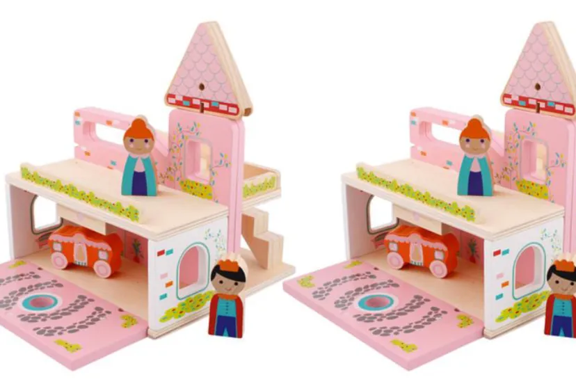 mini matters draagbare houten speelset action