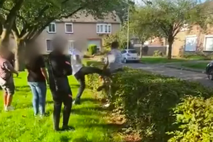 mishandeling in geleen door stelletje lafbekken