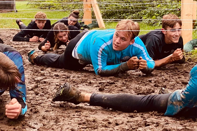 moddertijderen onder schrikdraad