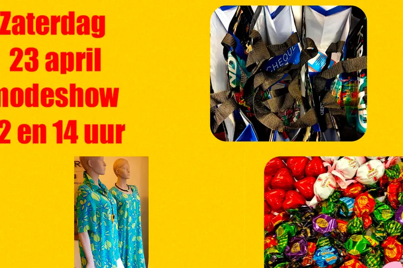 modeshow bij vonja xl op 23 april 2022