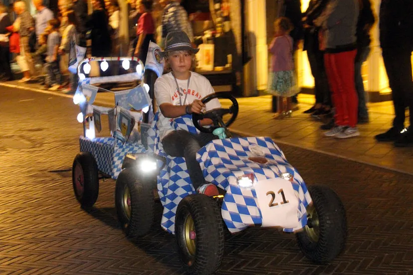 morris thole met skelter in oktoberfeestparade