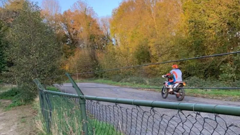 motorcrosser op watersley sports talentpark
