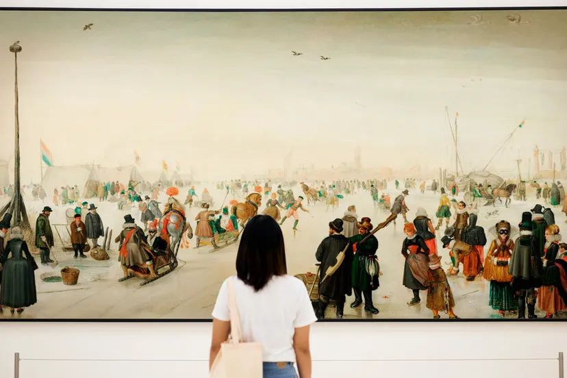 museumbezoek tentoonstelling kunt expositie