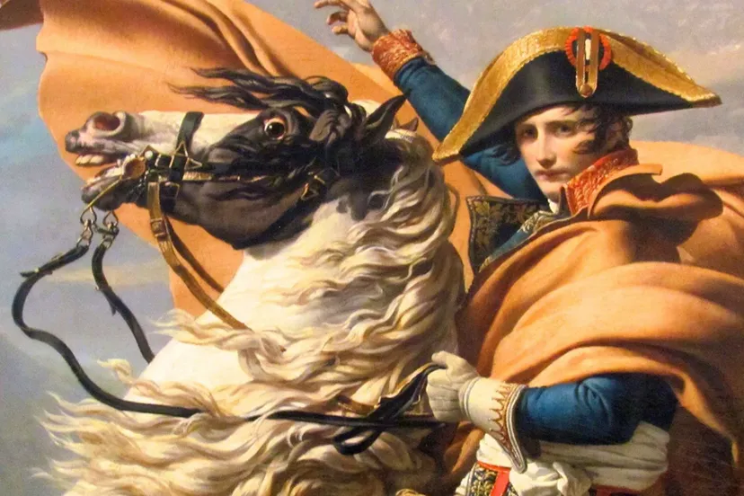 napoleon on horse by david0