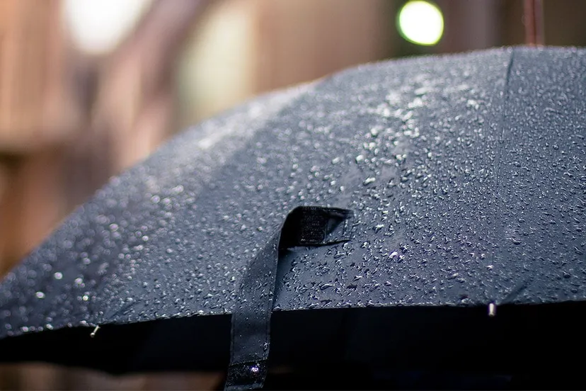 natte paraplu neerslag regen